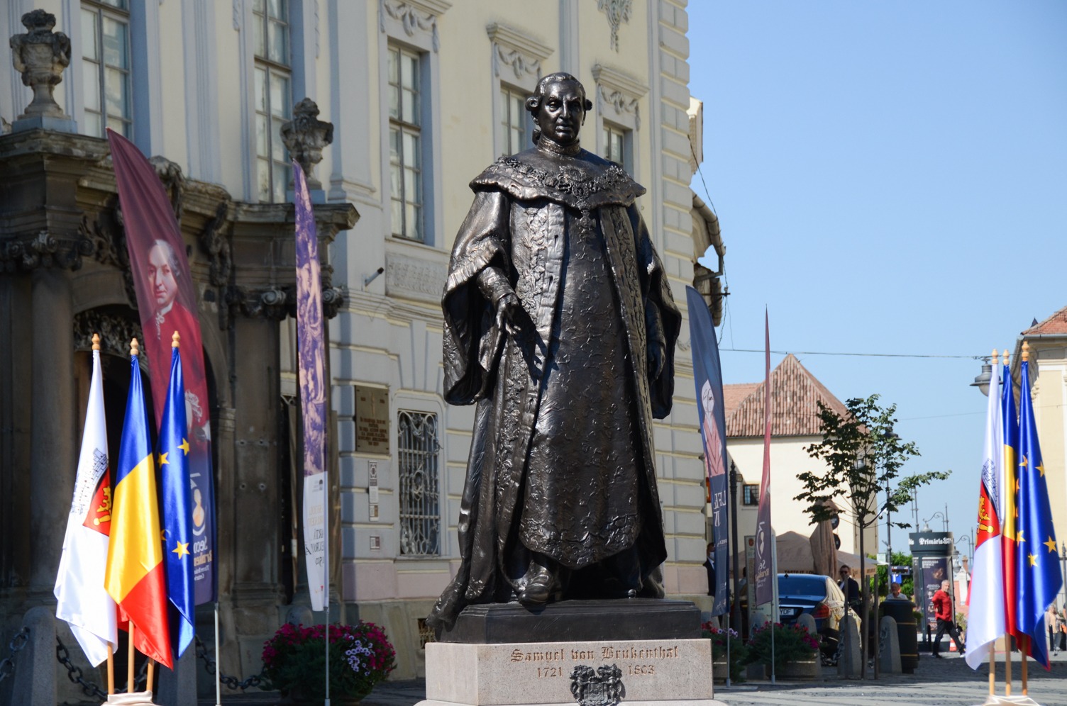 Dezvelirea statuii Baronului Samuel von Brukenthal
