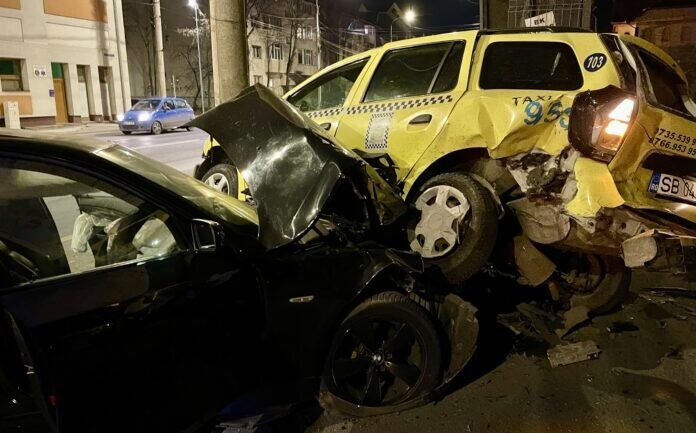 accident sibiu, strada Constituției