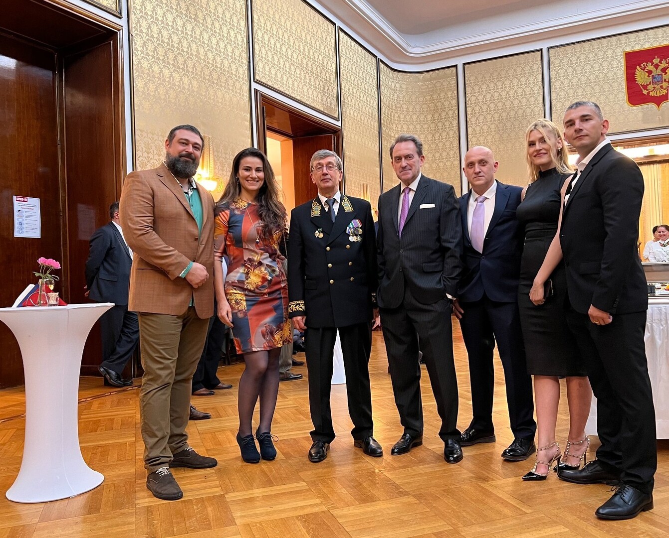 Horațiu Potra la un eveniment organizat la Bucuresti de Ambasada Rusiei