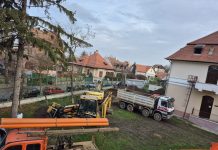 La Spitalul de Pneumoftiziologie Sibiu se construiește o rezervă modernă de apă pentru situații de urgență!