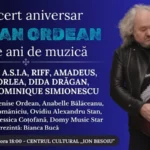 Adrian Ordean concert la Sibiu, sărbătorind 55 de ani pe scenă cu publicul