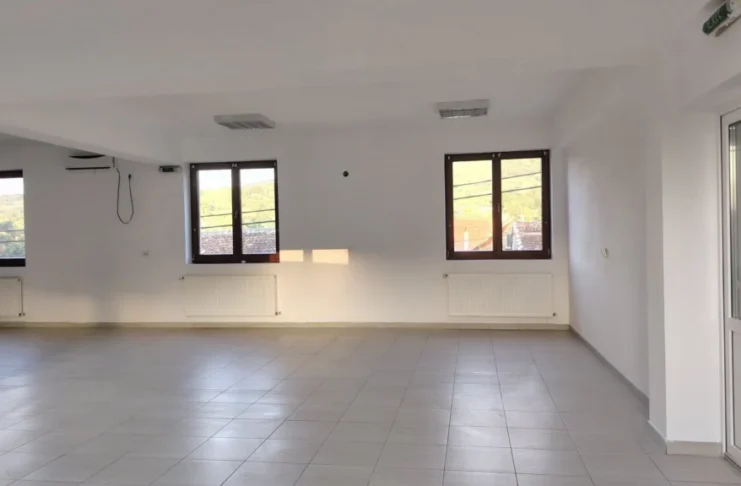 Exemplu inedit la Turnu Roșu: angajații Primăriei au zugrăvit Sala de Activități