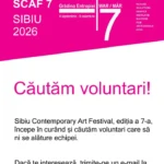 Voluntari la Festivalul de Artă Contemporană Sibiu, ediția a VII-a, organizat de Brukenthal von Studio