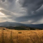Harta meteo cu cod galben pentru vreme severă în județul Sibiu, avertizare de caniculă și furtuni.